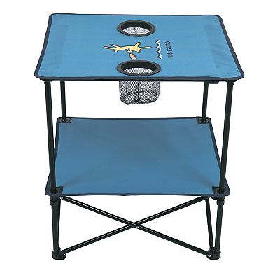 Life is Good 22 in. Square Compact Folding Beach Table