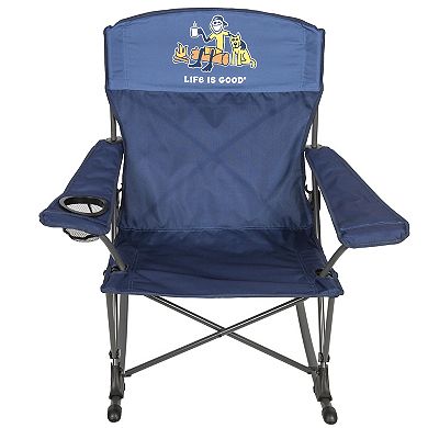 Life is Good Rocking Quad Folding Chair