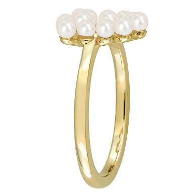 Stella Grace 14k Gold Freshwater Cultured Pearl Heart Ring