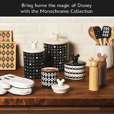 Disney Home Monochrome Large Ceramic Canister with Lid