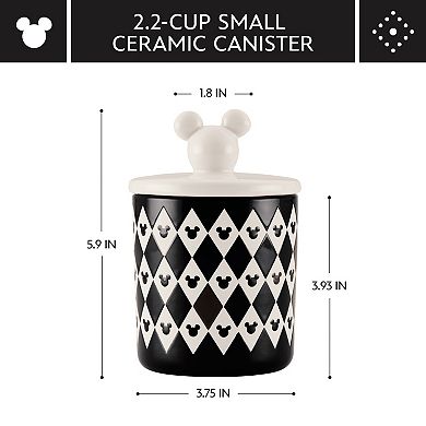Disney Home Monochrome Small Ceramic Canister