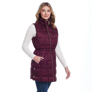 Women's Weathercast Box Quilted Longline Puffer