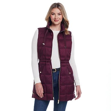 Women's Weathercast Box Quilted Longline Puffer