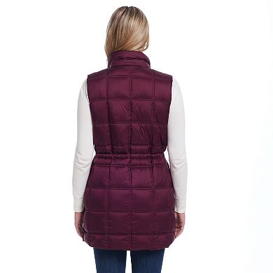 Women's Weathercast Box Quilted Longline Puffer