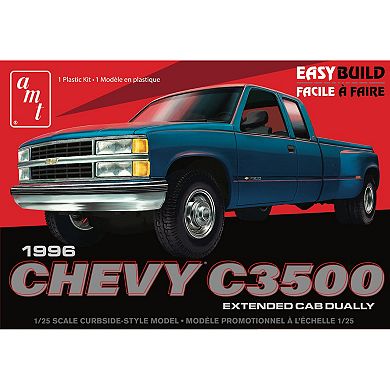 Round 2 AMT 1996 Chevrolet C-3500 Dually Pickup Scale Model Kit