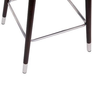 Flash Furniture Margo 2-pc. 26" Mid-Back Modern Counter Stool Set