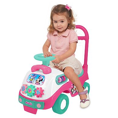 Disney's Minnie Mouse Toddler My First Activity Ride-On Foot-to-Floor Vehicle with Interactive Piano Keys Dashboard by Kiddieland