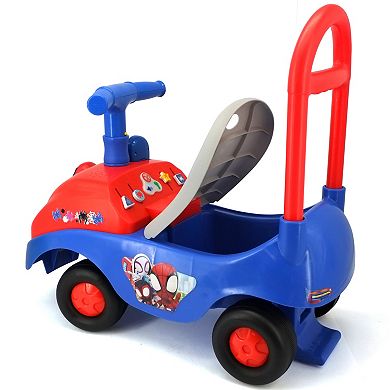 Kiddieland Marvel Spidey & His Amazing Friends Foldable Ride-On Lights & Sounds Vehicle