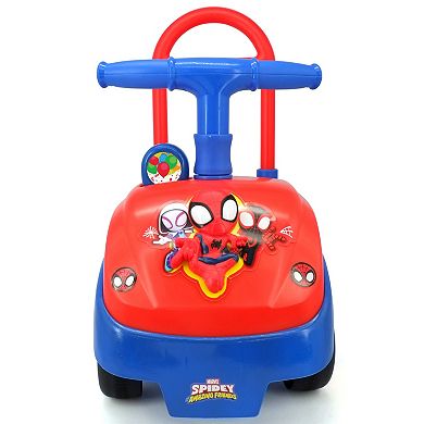 Kiddieland Marvel Spidey & His Amazing Friends Foldable Ride-On Lights & Sounds Vehicle