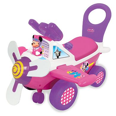 Disney's Minnie Mouse Plane Lights & Sounds Activity Ride-On by Kiddieland