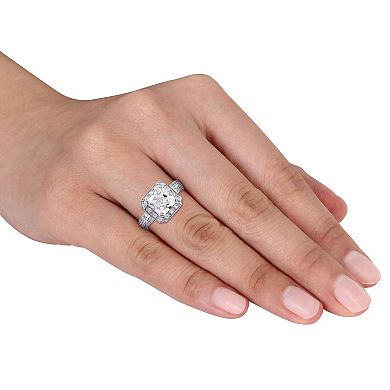 Stella Grace Sterling Silver Cubic Zirconia Engagement Ring