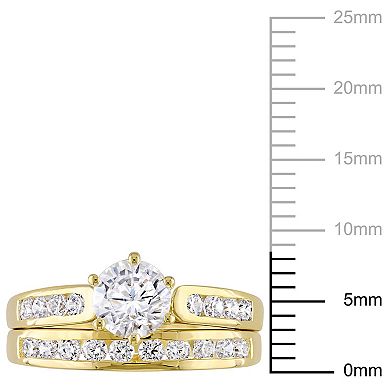 Stella Grace 18k Gold Over Silver Cubic Zirconia Bridal Ring Set