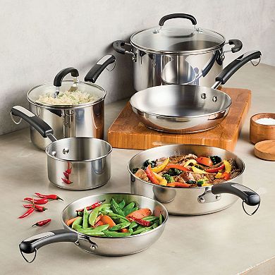 Farberware?? Brilliance 10-pc. Stainless Steel Cookware Set