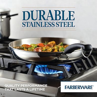 Farberware® Brilliance Stainless Steel 12.25-in. Frying Pan