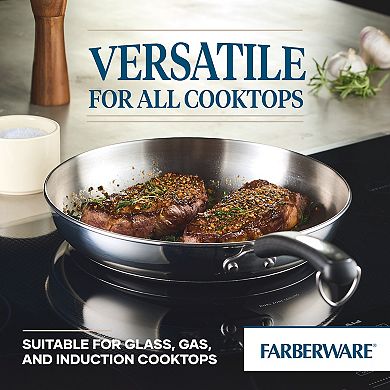 Farberware® Brilliance Stainless Steel 12.25-in. Frying Pan