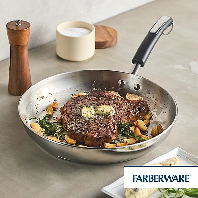 Farberware® Brilliance Stainless Steel 12.25-in. Frying Pan