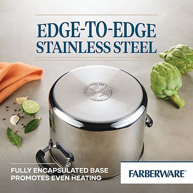 Farberware® Brilliance Stainless Steel 8-qt. Stockpot with Lid