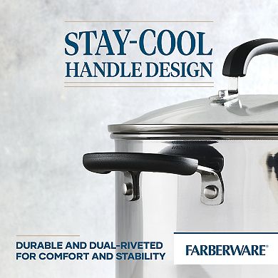 Farberware® Brilliance Stainless Steel 8-qt. Stockpot with Lid