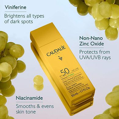 Vinosun Protect Brightening Daily Mineral Face Sunscreen SPF 50 with Niacinamide