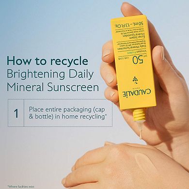 Vinosun Protect Brightening Daily Mineral Face Sunscreen SPF 50 with Niacinamide