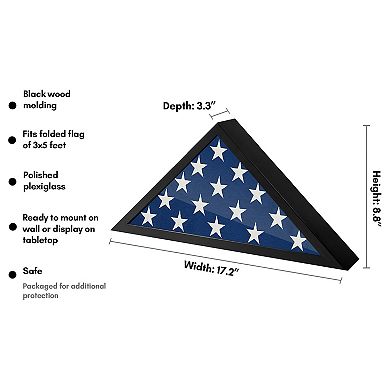 Americanflat Flag Display Case