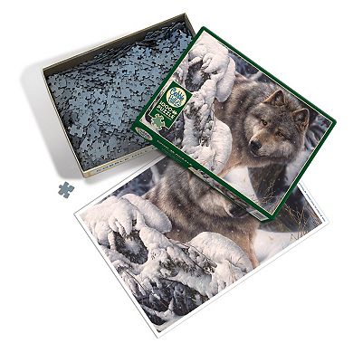 Outset Media Cobble Hill 1000 Piece Puzzle: Wolf Master Of The North