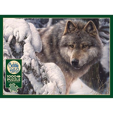 Outset Media Cobble Hill 1000 Piece Puzzle: Wolf Master Of The North