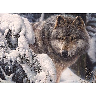 Outset Media Cobble Hill 1000 Piece Puzzle: Wolf Master Of The North