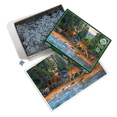 Media Cobble Hill 1000 Piece Puzzle: Deer The River's Edge