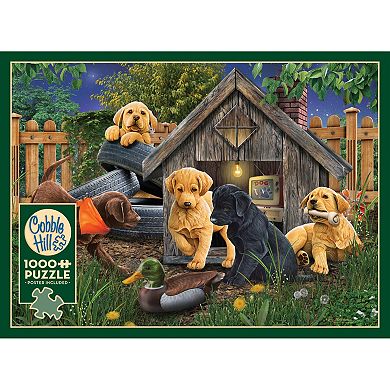 Cobble Hill 1000 Piece Puzzle: In the Doghouse