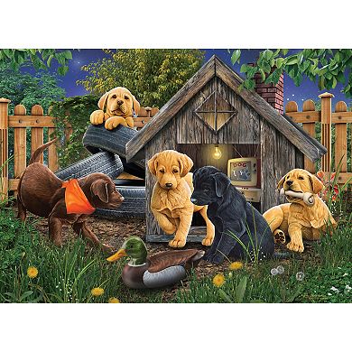 Cobble Hill 1000 Piece Puzzle: In the Doghouse