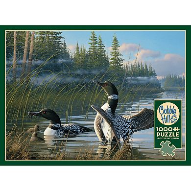 Cobble Hill 1000 Piece Puzzle: Common Loons