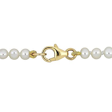 Stella Grace 14k Gold Freshwater Cultured Pearl Strand Necklace