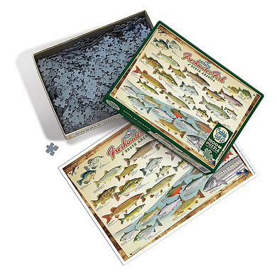 Cobble Hill 1000 Piece Puzzle: Freshwater Fish Of North America