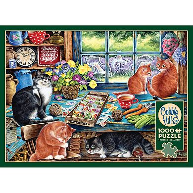 Cobble Hill 1000 Piece Puzzle: Cats Retreat