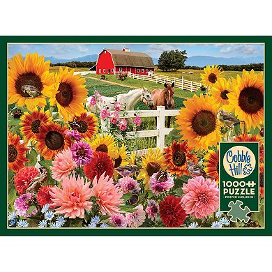 Cobble Hill 1000 Piece Puzzle: Sunflower Farm