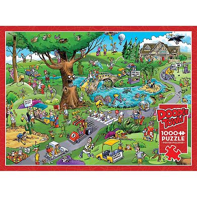 Cobble Hill DoodleTown: Par for the Course 1000 Piece Puzzle