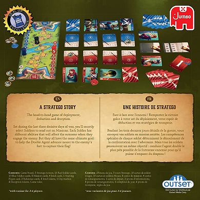 Outset Media Jumbo - Spies & Lies Strategy Story Board Game