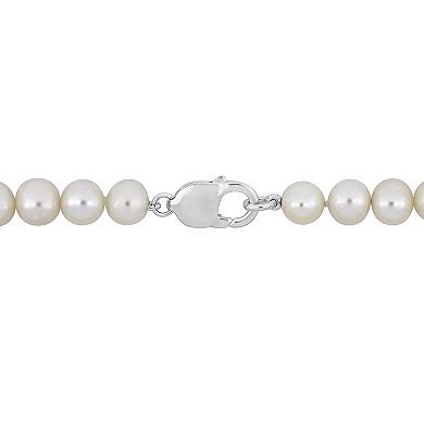 Stella Grace Men's Freshwater Cultured Pearl Strand Bracelet