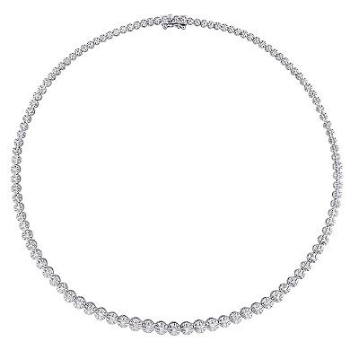 Stella Grace Sterling Silver 1 Carat T.W Diamond Tennis Bracelet