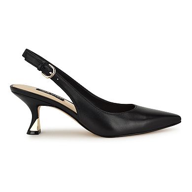 Nine West Jannit Women's Pointy Toe Slingback Dress Pumps