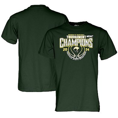 Unisex Blue 84  Green Norfolk State Spartans 2024 MEAC Women's Basketball Conference Tournament Champions T-Shirt