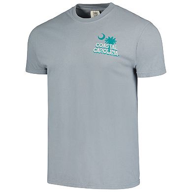 Men's Gray Coastal Carolina Chanticleers Hyperlocal Comfort Colors T-Shirt