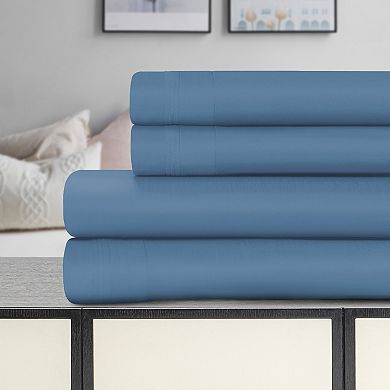 SUPERIOR Egyptian Cotton 1500 Thread Count Solid 4-pc. Deep Pocket Sheet Set