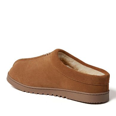 Dearfoams Dean Men's Suede Clog Slippers