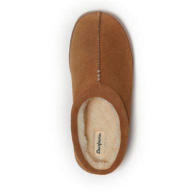 Dearfoams Dean Men's Suede Clog Slippers