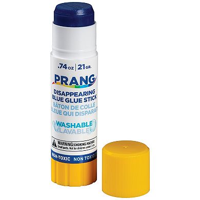 Dixon Prang 0.74 oz. Blue Washable Glue Sticks 12-pk.