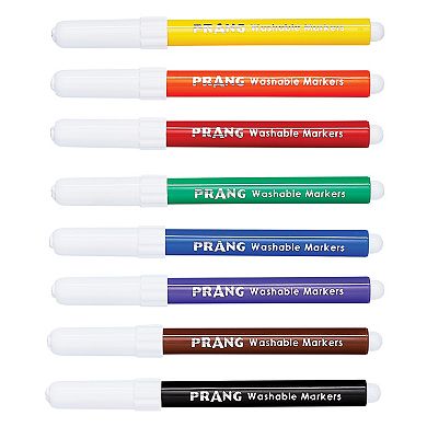 Dixon Prang 8 Color Washable Art Marker Set 200-pk.