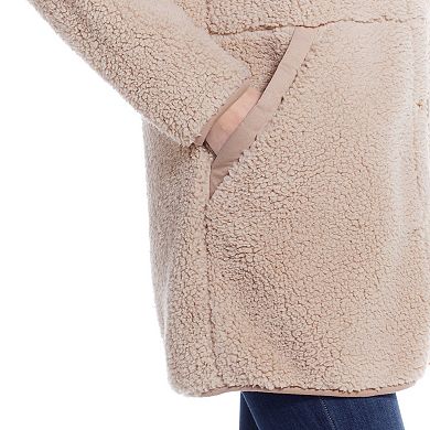 Women's Weathercast Hooded Sherpa Fleece Jacket