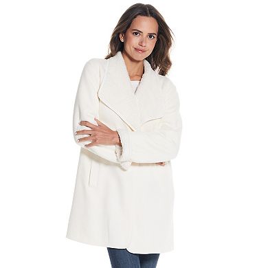 Women's Weathercast Ribbed Knit Sherpa-Lined Coatigan